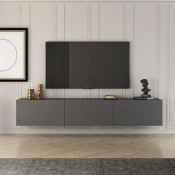 Hanah Home TV komoda West, 150x30x32 cm, Antracit