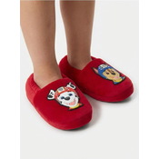 Sinsay - Plišane papuče sa gumenim zakrpama PAW Patrol - crvena