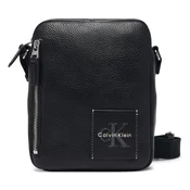 Torbica za okrog pasu Calvin Klein Bold Pebble Simple Reporter LV04D3623G Črna