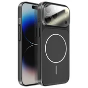 AVIZAR Ovitek za iPhone 14 Pro Max MagSafe mat steklo AG Glass, Črna, (5000274583)