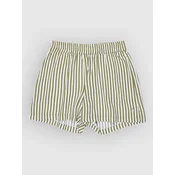 Roxy Lekeitio Bay Printed Rg Kids Shorts oil green vert mda stripe