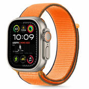 Tech-protect Nylon pašček za Apple Watch 44/45/46/49mm, kumquat