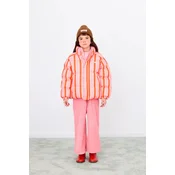 Otroška jakna Tinycottons RETRO STRIPES SHORT PADDED JACKET