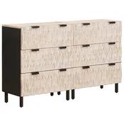 Kreveta 2 pcs Finš bijelog pranja 60 x 33 x 75 cm