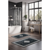 Lessentiel Maison Set Podloga za kupatilo CT-5068, Crno-beli
