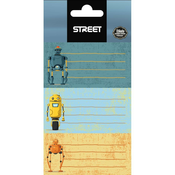 VSE ZA ŠOLO ETIKETE ŠOLSKE ZA ZVEZKE ROBOTS 1/9