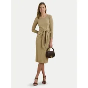 LAUREN RALPH LAUREN Vsakodnevna obleka 200973598001 Bež Slim Fit