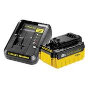 Stanley brzi punjac 18V/14.4V 2A i 1x4.0Ah baterija ( FMC694M1 )