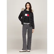 Tommy Jeans Puhovka Basic DW0DW18312 Črna Slim Fit