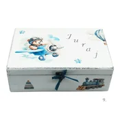 Kutija uspomena personalizirana imenom - poklon za rodenje, krštenje ili rodendan djeteta - 9. 20x30x10cm -154364