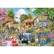 The House of Puzzles - Puzzle Pri vratih kmetije XXL - 500 kosov