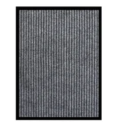 Vidaxl Predpražnik črtast siv 60x80 cm