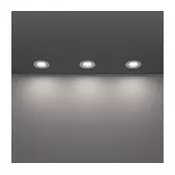 Eglo 902272-komplet 3xLED kopalniško vgradno svetilo SALABATE LED/4,9W/230V O8,8 cm IP65 belo