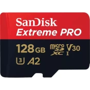 SanDisk Extreme PRO microSDXC 128GB 200MB/s + adapter