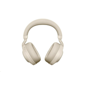 Naglavne slušalke Jabra s stojalom Evolve2 85, Link 380c MS, stereo, bež