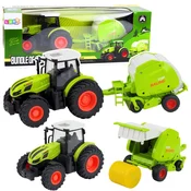 slomart Traktor z balirko RC na daljinsko upravljanje, 2.4GHz, 1:24