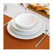 24-delni jedilni servis iz belega porcelana