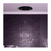 Eglo 390435 - Zatemnljiv LED lestenec na kablu ADRADOS 6xLED/4,2W/230V črna/prozorna