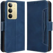 GS Preklopni ovitek za Realme 14X/Realme C75, reža za kartico, temno moder
