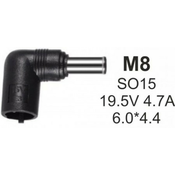 Gembird (M8) konektor za punjac 90W-19.5V-4.7A, 6.0x4.4mm PIN NPC-SO15