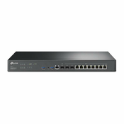 TP-Link ER8411 Omada VPN usmjerivac 2x 10GE SFP+ (1 WAN 1 WAN/LAN) 1x 1GE SFP WAN/LAN 8x 1GE RJ45 WAN/LAN 2x USB 3.0