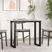 shumee vidaXL Jedilna miza s kvadratnimi nogami, 100x50x75 cm