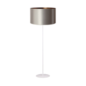 Duolla - Podna lampa CANNES 1xE27/15W/230V O 45 cm srebrna/bakarna/bela