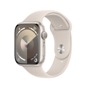 APPLE pametna ura Watch Series 9 Aluminium 45mm GPS, Starlight (Sport Band, Starlight M/L)