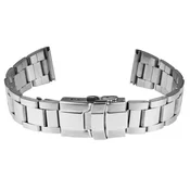 Metalni kaiš - MK 22.18 Srebrni 22mm