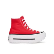 Modne superge Converse Chuck Taylor All Star Lift Double Stack A15542C Rdeča