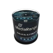 MediaRange MR471 prazni DVD+R DL mediji, 8.5 GB, 100 kosov (NON)