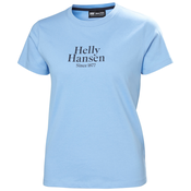 Helly Hansen W CORE GRAPHIC T-SHIRT, ženska majica, modra 54080