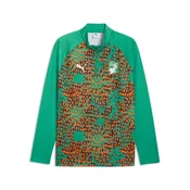 PUMA CA´te dIvoire Warmup Quarter-Zip Top Men, Performance, Sport Green/Chocolate Brown, L