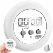 Magnetni digitalni kuhinjski sat bijeli