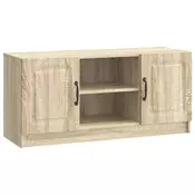 vidaXL TV omarica Sonoma hrast 102 x 34,5 x 47 cm Inženirski les