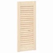 Vidaxl Vrata za omarico z letvicami 69x29,5 cm trdna borovina