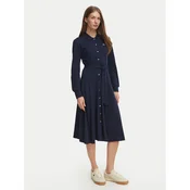 Lacoste Srajčna obleka EF5299 Mornarsko modra Regular Fit