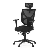 Autronic Pisarniški stol Office chair, synchronous mechanism, black, KA-Q8250 BK