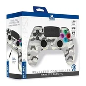 Brezžični krmilnik Freaks and Geeks - LED White Camo (PS4)