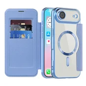 Torbica SmartMag Book s MagSafe tehnologijom i RFID novcanikom za iPhone Air - light blue