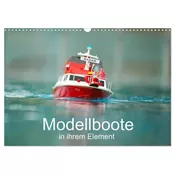 Modellboote in ihrem Element (Wandkalender 2026 DIN A3 quer), CALVENDO Monatskalender
