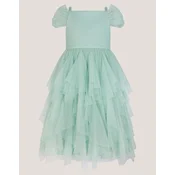 Monsoon Children Haljina za devojcice Scarlet Bardot, Zelena