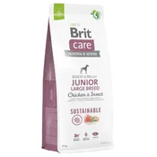 Brit Care Dog Sustainable Junior Large Breed s piščancem in žuželkami 1 kos.