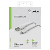 Belkin BOOST CHARGE Kabel Lightning/USB-A, 2 m, bel - trpežen