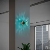 Opviq Zidna lampa Benek-15-14402, 15x18x15cm, IP20, Zlatna boje