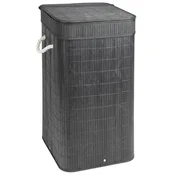 Gedy Eleganten TATAMI koš za perilo 35,5x63x35,5cm - črna/bela