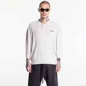 Majica Fear of God Essentials Signature 3 4 Sleeve 90S Polo Heather Oatmeal L