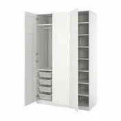 PAX/BERGSBO Garderobna omara, bela/bela, 150x60x236 cm