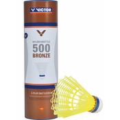 Badminton loptice Victor 500 Bronze 6P - yellow