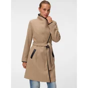 VERO MODA Prehoden plašč VMWATERFALL CLASS kapučino